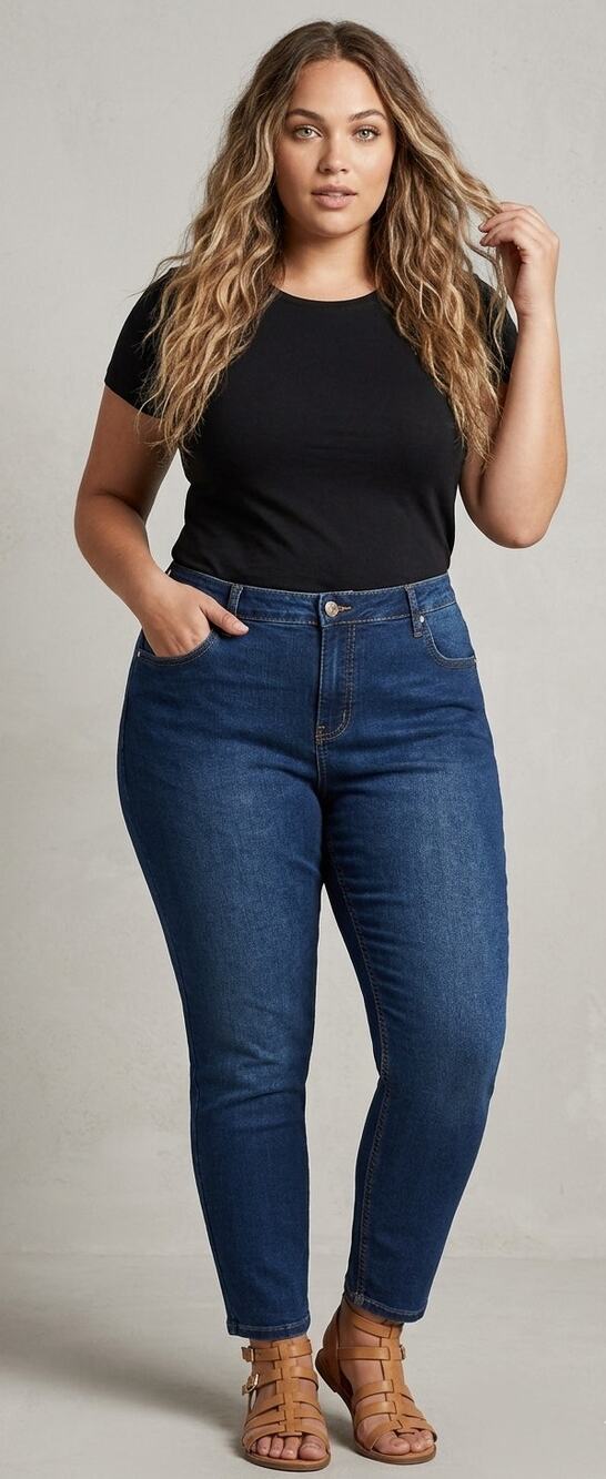 On 34th Jeans Womens 22W Petite Blue Skinny Leg Stretch‎ Denim 5 Pocket Zip Fly